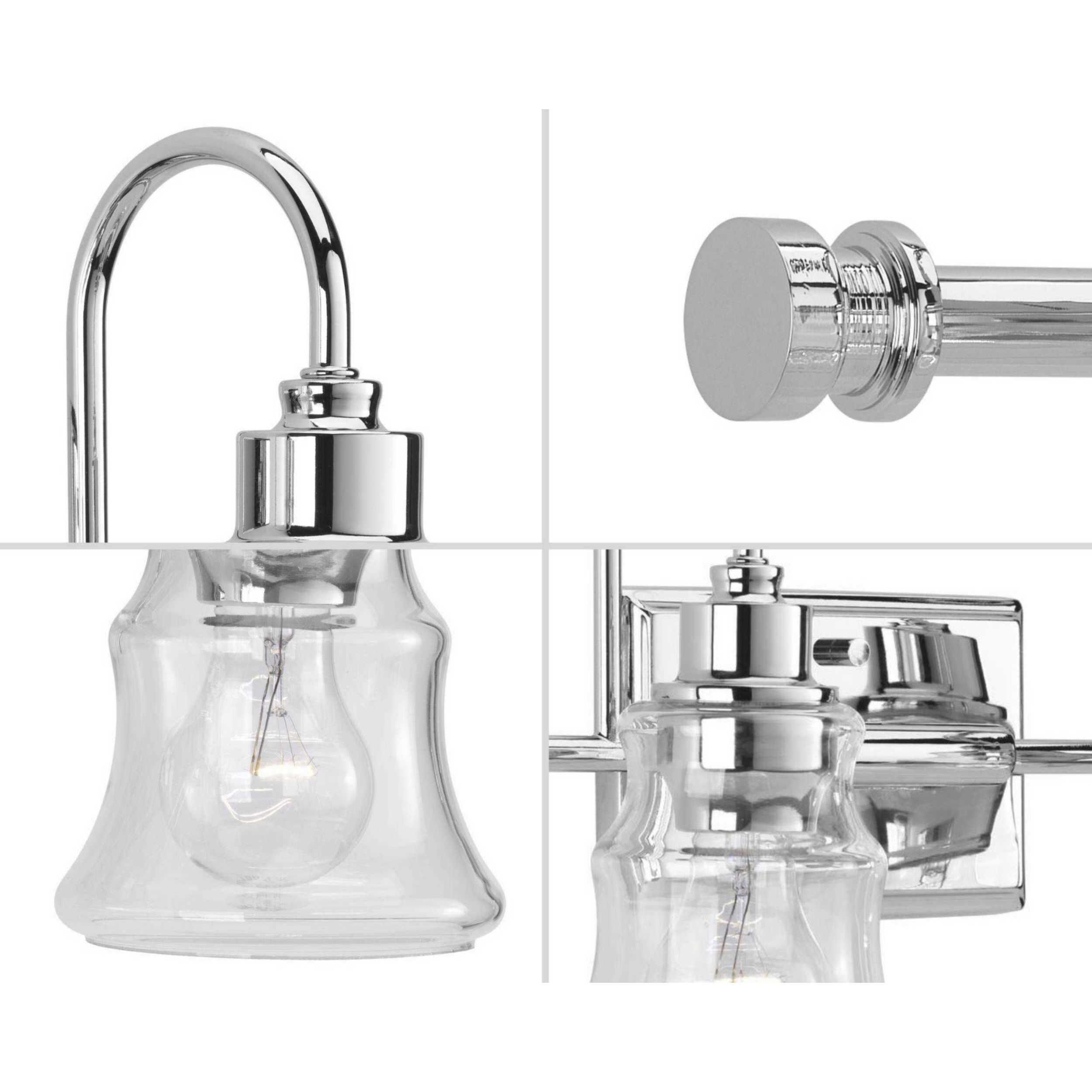 Litchfield 3 Light 24 inch Polished Chrome Bath Vanity Wall Light