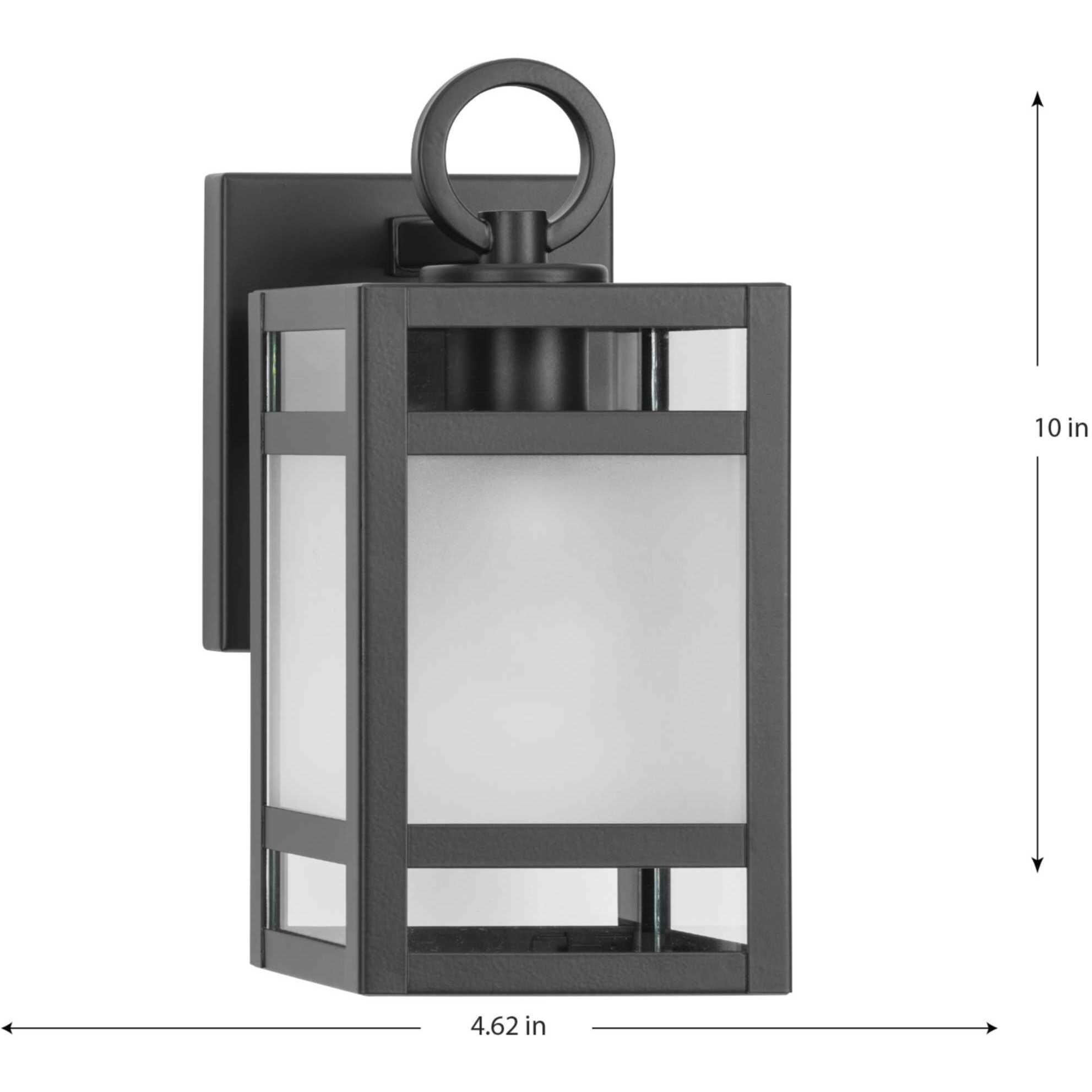 Parrish 1 Light 10 inch Matte Black Outdoor Wall Lantern