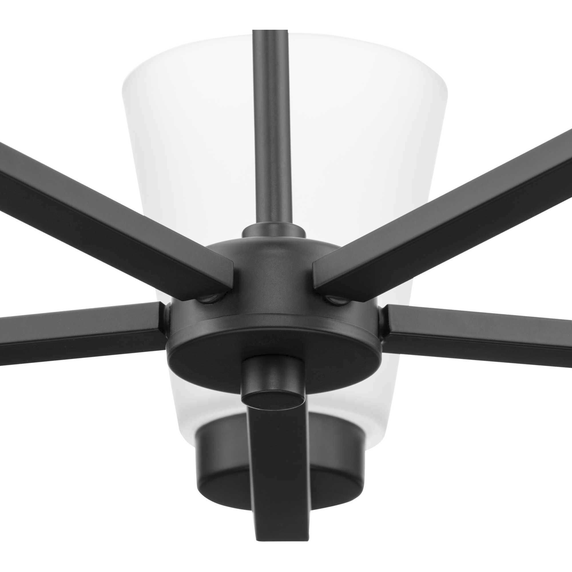 Tanner 5 Light 20.5 inch Matte Black Chandelier Ceiling Light