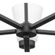 Tanner 5 Light 20.5 inch Matte Black Chandelier Ceiling Light