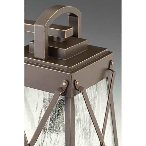 Creighton 1 Light 16 inch Antique Bronze Outdoor Wall Lantern, Medium, Design Series