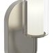 Mack 1 Light 4.75 inch Brushed Nickel Wall Sconce Wall Light