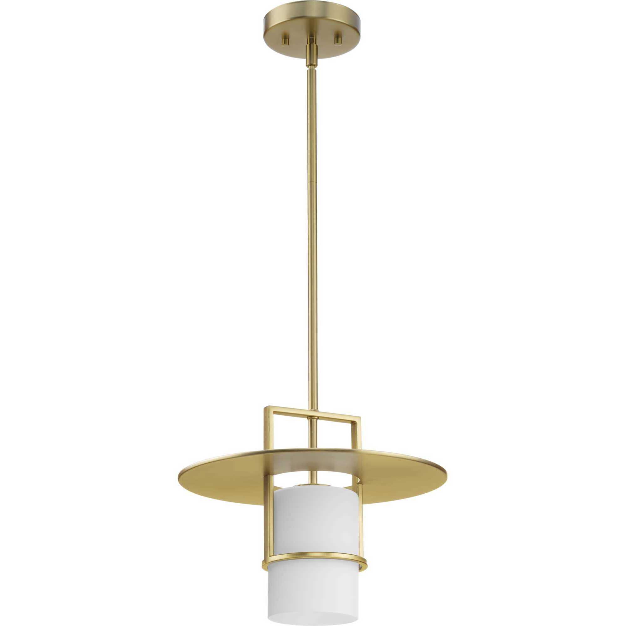 Mystic 1 Light 14 inch Brushed Bronze Pendant Ceiling Light