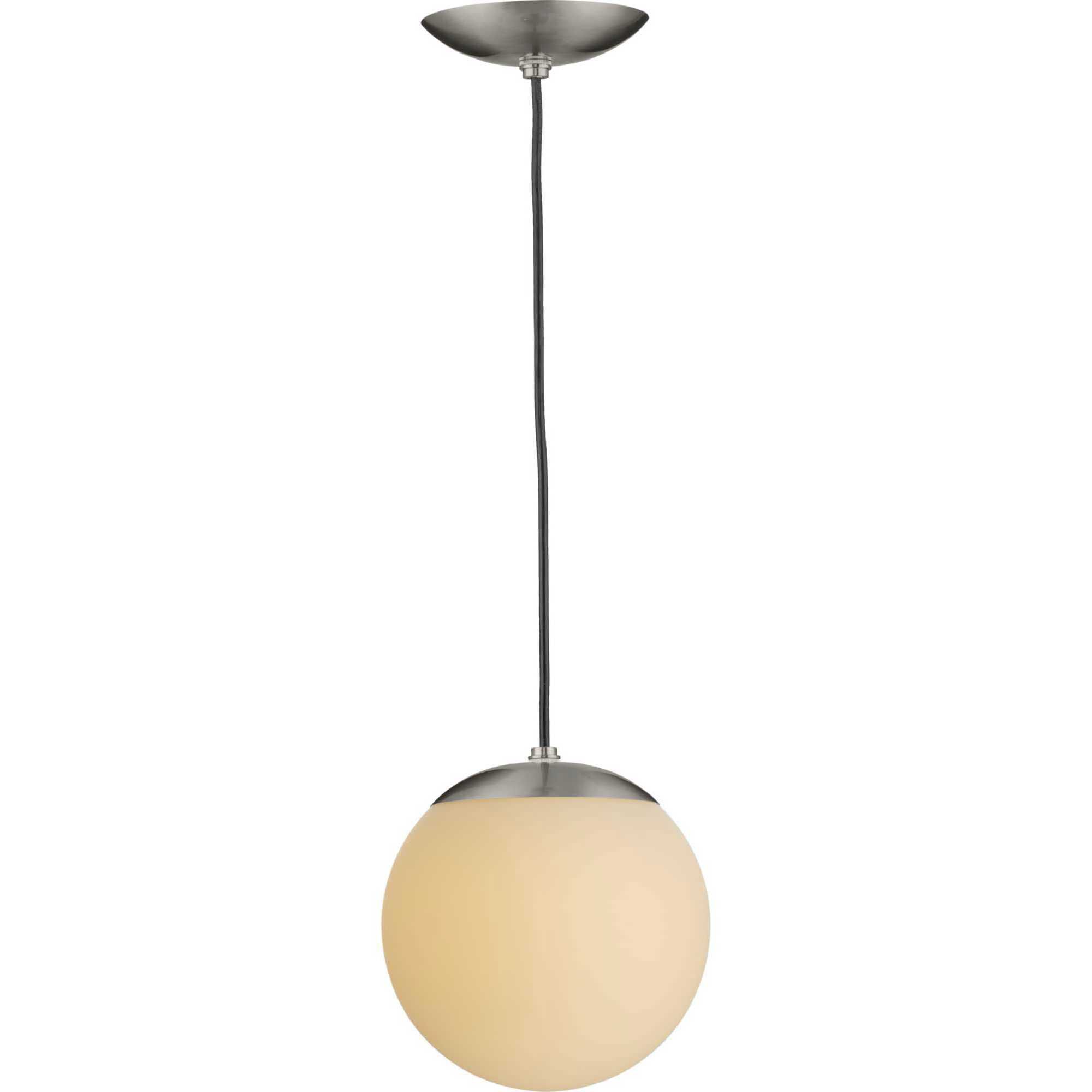 Atwell 1 Light 8 inch Brushed Nickel Pendant Ceiling Light, Small