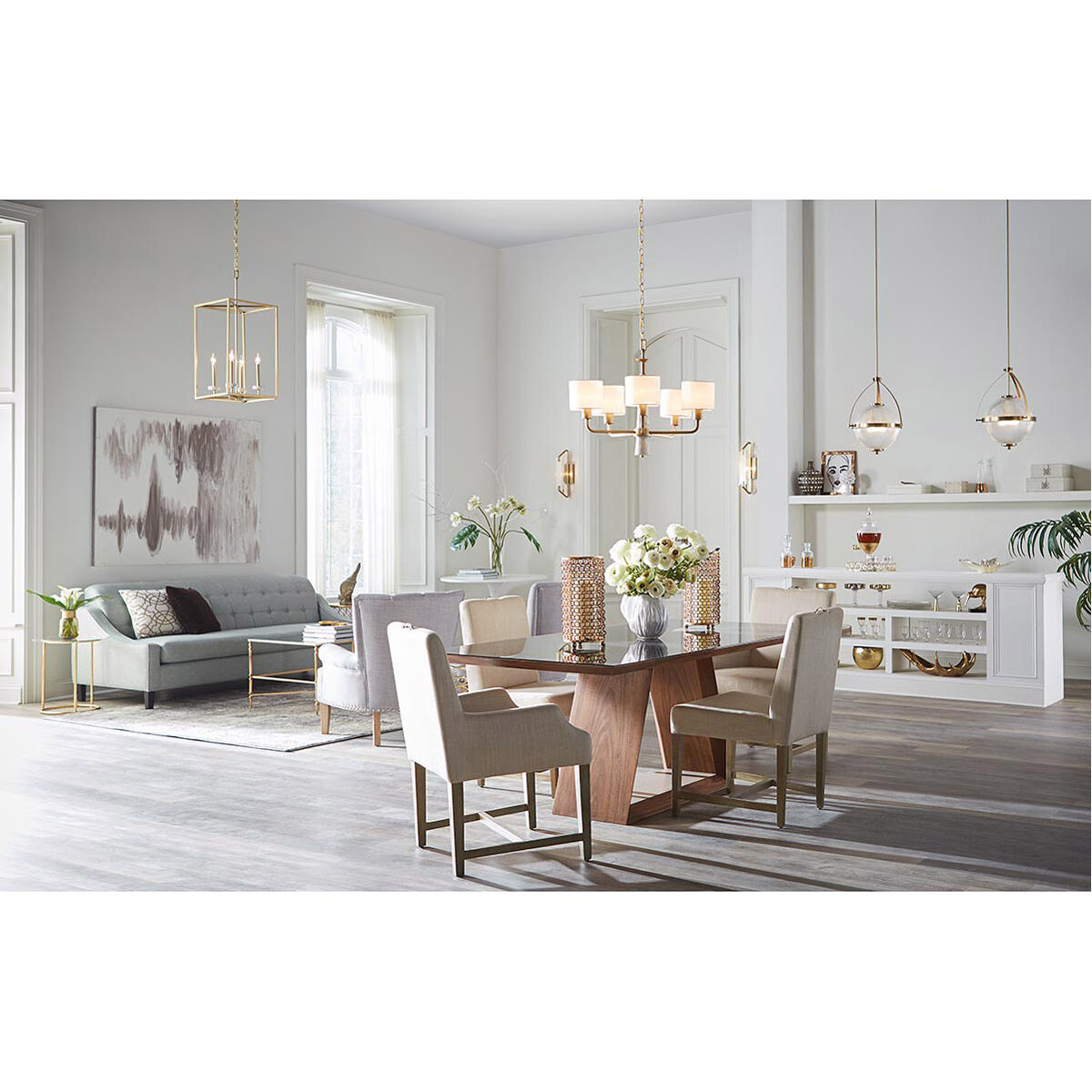 Vintage hotsell gold chandelier
