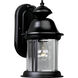 Carriage Classics 1 Light 12 inch Textured Black Outdoor Wall Lantern