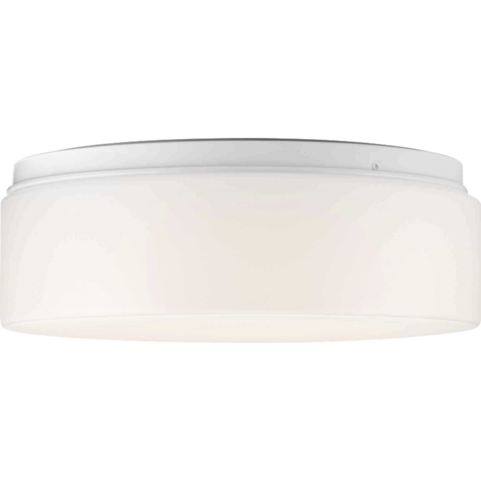 Drums And Clouds LED 11 inch White Flush Mount Ceiling Light, Progress LED