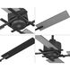 Bedwin 56 inch Graphite with Grey Weathered Wood Blades Ceiling Fan