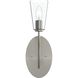 Jheni 1 Light 7 inch Brushed Nickel Wall Sconce Wall Light