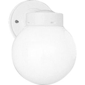 Utility Lantern 1 Light 9 inch White Outdoor Wall Lantern