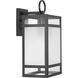 Parrish 1 Light 18 inch Matte Black Outdoor Wall Lantern