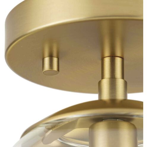 Atwell 1 Light 5.87 inch Brushed Bronze Semi-flush Ceiling Light