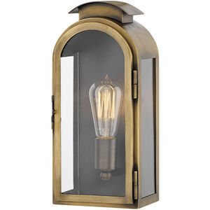 Heritage Rowley Outdoor Wall Mount Lantern, Small