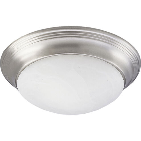 Melon 1 Light 12 inch Brushed Nickel Flush Mount Ceiling Light