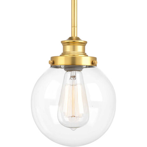 Penn 1 Light 7 inch Natural Brass Mini-Pendant Ceiling Light