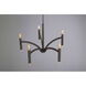 Draper 5 Light 25 inch Antique Bronze Chandelier Ceiling Light