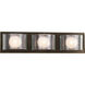 Reign 3 Light 22 inch Antique Bronze Bath Vanity Wall Light