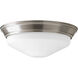 LED Flush Mount LED 11 inch Brushed Nickel Flush Mount Ceiling Light, Progress LED