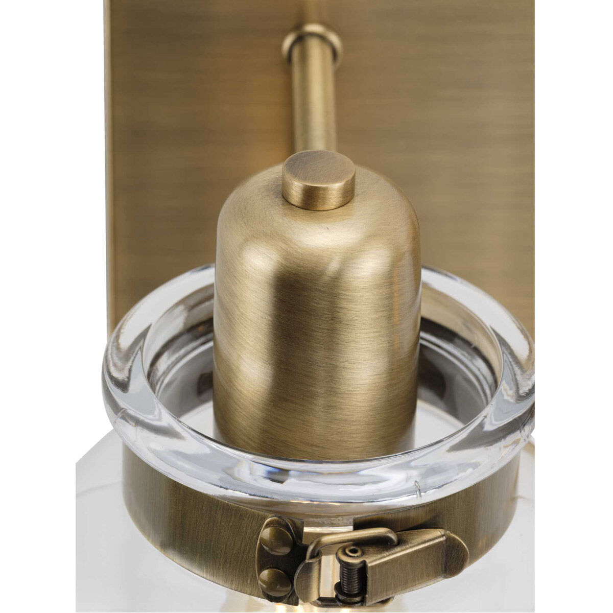 Calhoun 2 Light 13 inch Vintage Brass Bath Vanity Wall Light