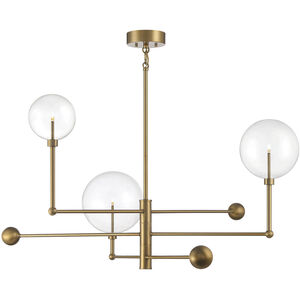 Modern 3 Light 46.00 inch Chandelier