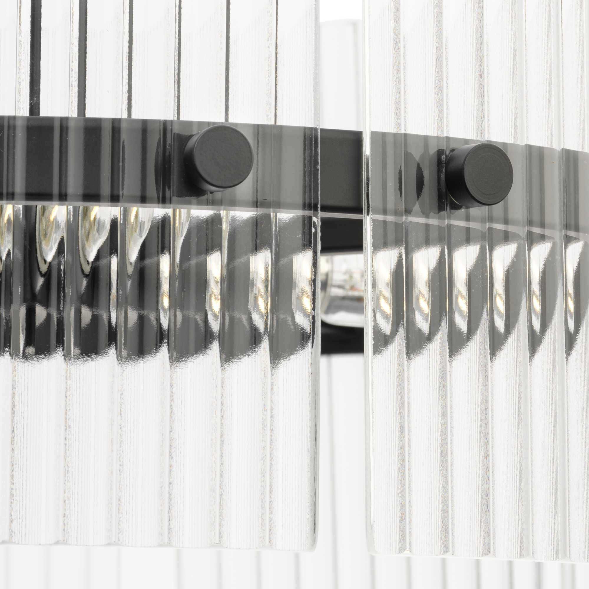 Seville 4 Light 17.87 inch Matte Black Convertible Pendant Ceiling Light, Design Series