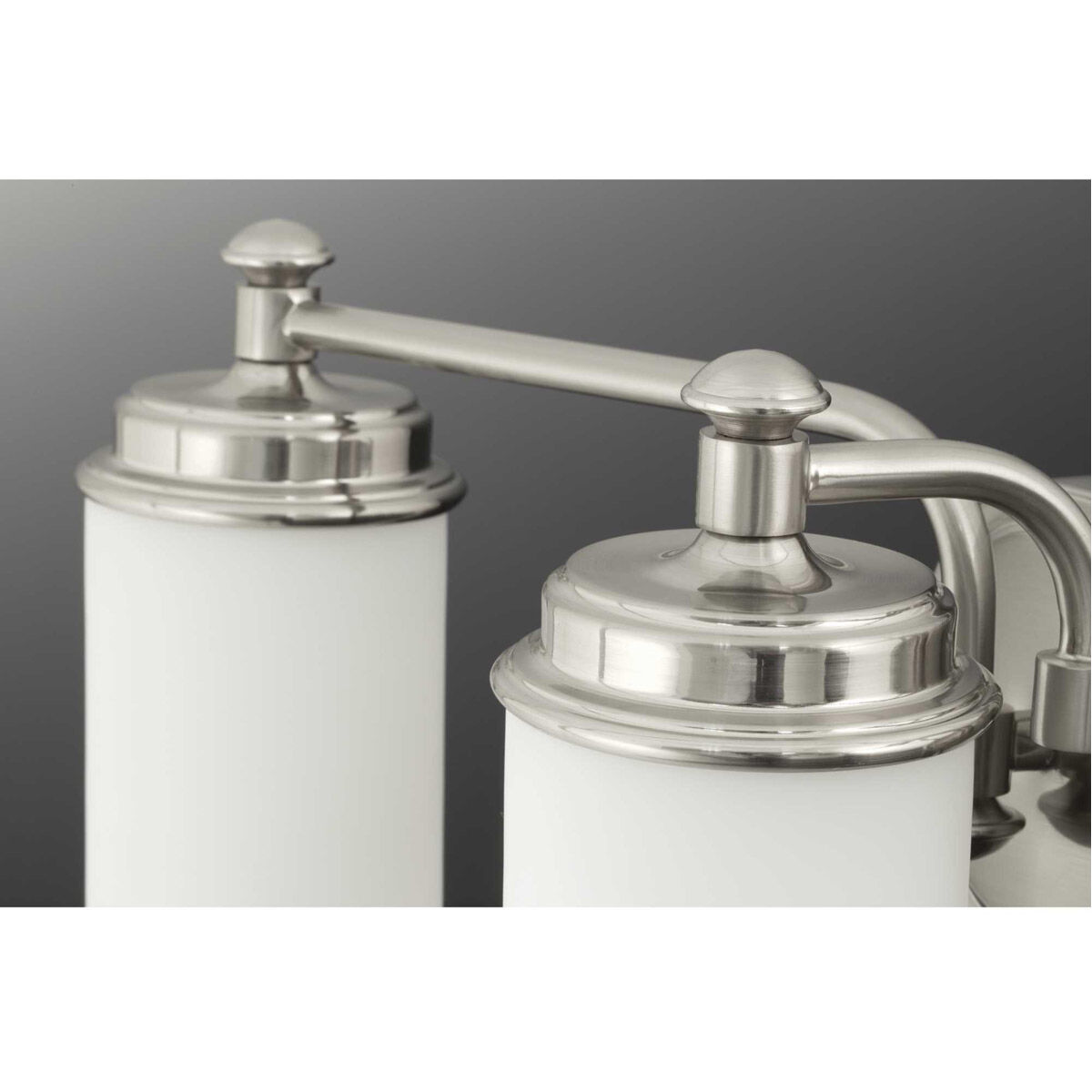 Glide 3 Light 24 inch Brushed Nickel Bath Vanity Wall Light, Design Series