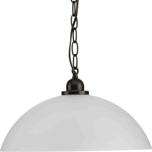 Classic Dome 1 Light 15 inch Antique Bronze Pendant Ceiling Light
