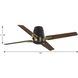Lindale 52 inch Architectural Bronze with Distressed Walnut Blades Ceiling Fan