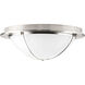 Portal LED 14 inch Brushed Nickel Flush Mount Ceiling Light