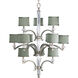 Roxbury 12 Light 33 inch Classic Silver Chandelier Ceiling Light