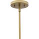 Latham 1 Light 14 inch Vintage Gold Pendant Ceiling Light