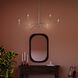 Pilar 6 Light 50 inch Brushed Nickel Chandelier Ceiling Light