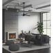 Belen 60 inch Matte Black Outdoor Ceiling Fan