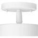 Directional 1 Light 6 inch White Multi Directional Wall/Ceiling Heat Lamp Ceiling Light