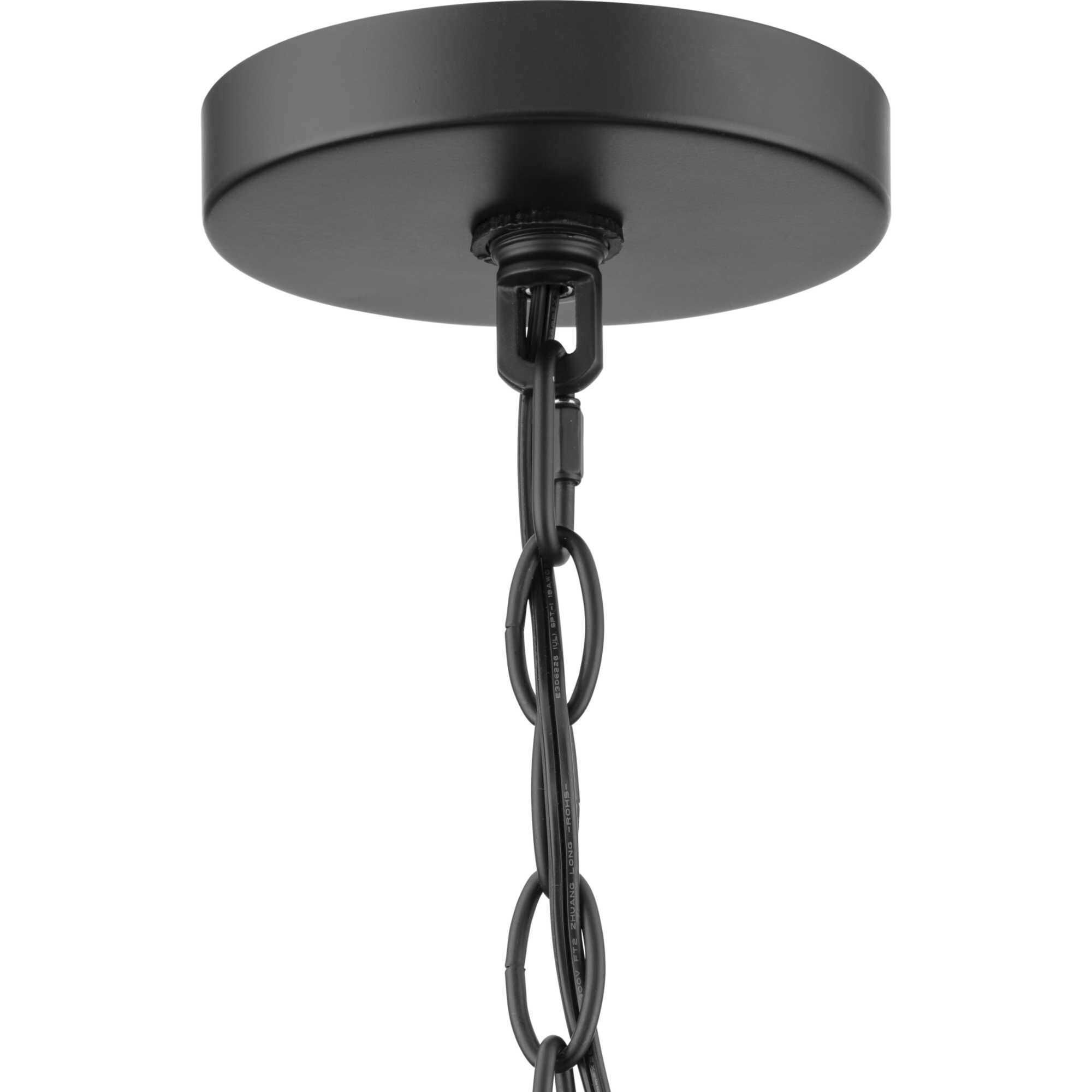Tanner 5 Light 20.5 inch Matte Black Chandelier Ceiling Light