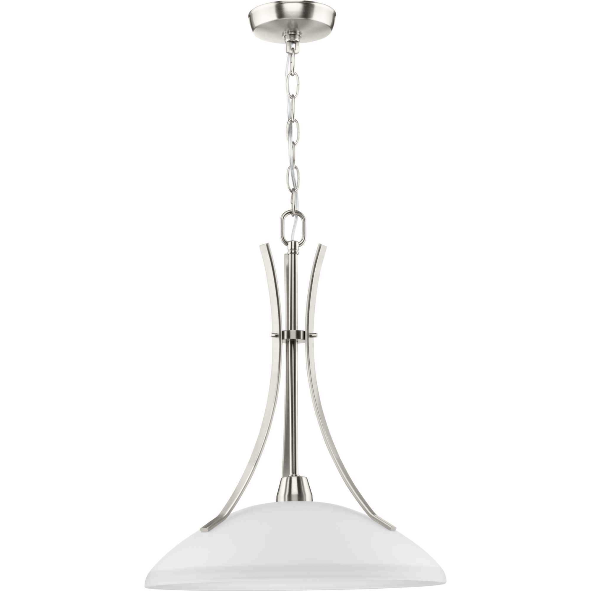 Wisten 1 Light Brushed Nickel Pendant Ceiling Light