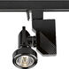 Track Lighting 1 Light Black Miniature Halogen Track Head Ceiling Light