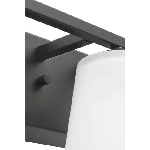Vertex 3 Light 20.87 inch Matte Black Bath Light Wall Light