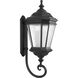 Crawford 1 Light 33 inch Black Outdoor Wall Lantern, Extra Large, Design Series
