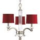 Roxbury 3 Light 20 inch Classic Silver Chandelier Ceiling Light
