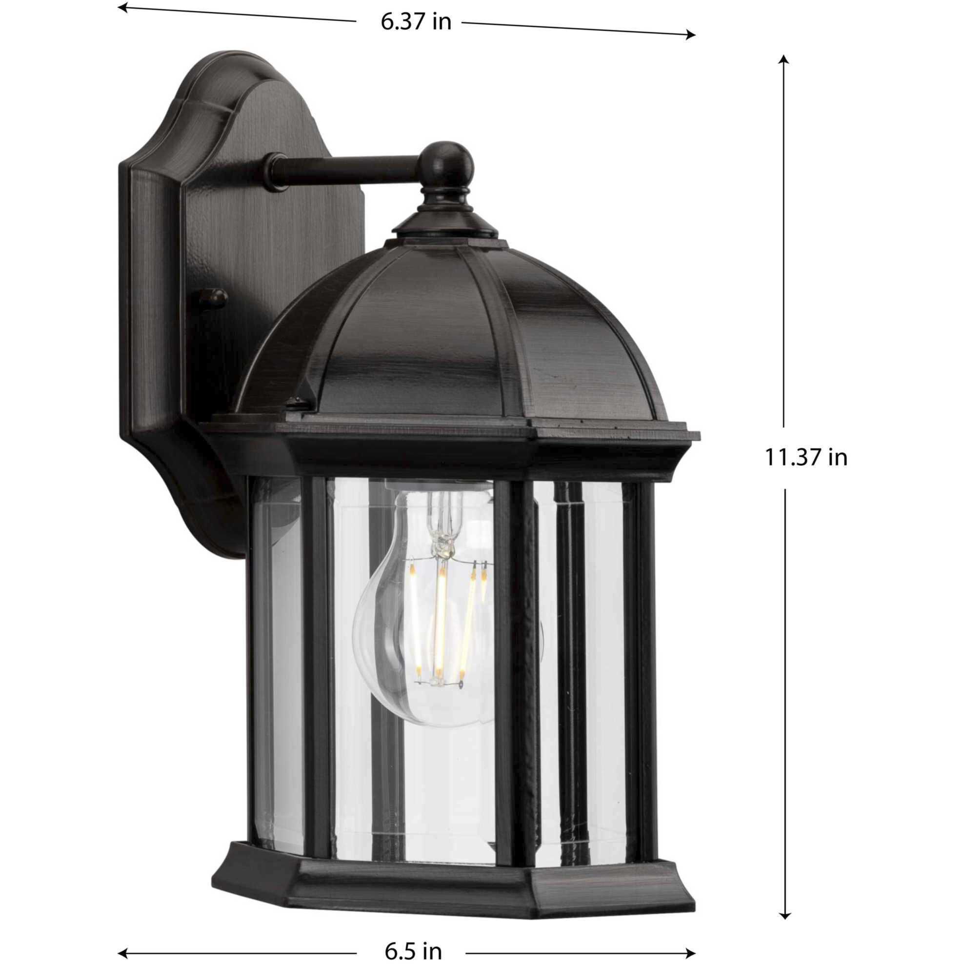 Dillard 1 Light 11 inch Antique Bronze Outdoor Wall Lantern