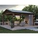 Gillen 56 inch Matte Black with Rustic Charcoal Blades Indoor/Outdoor Ceiling Fan