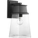 Greene Ridge 1 Light 14 inch Textured Black Outdoor Wall Lantern, Medium