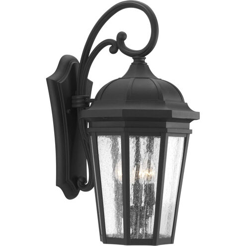 Verdae 3 Light 22 inch Textured Black Outdoor Wall Lantern, Large, Design Series