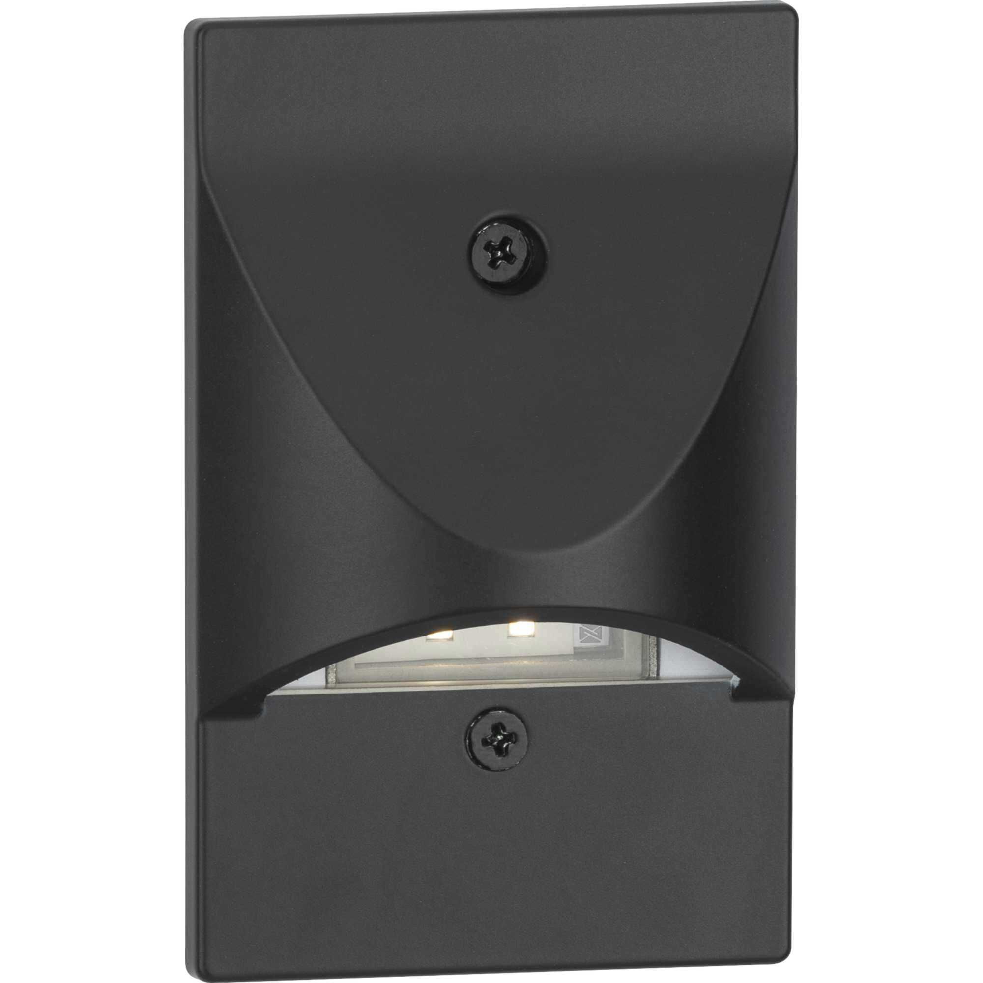 LED Step Lights 120 4.5 watt Black Indoor/Outdoor Step Light, Progress LED