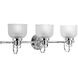 Archie 3 Light 26.25 inch Polished Chrome Bath Vanity Wall Light