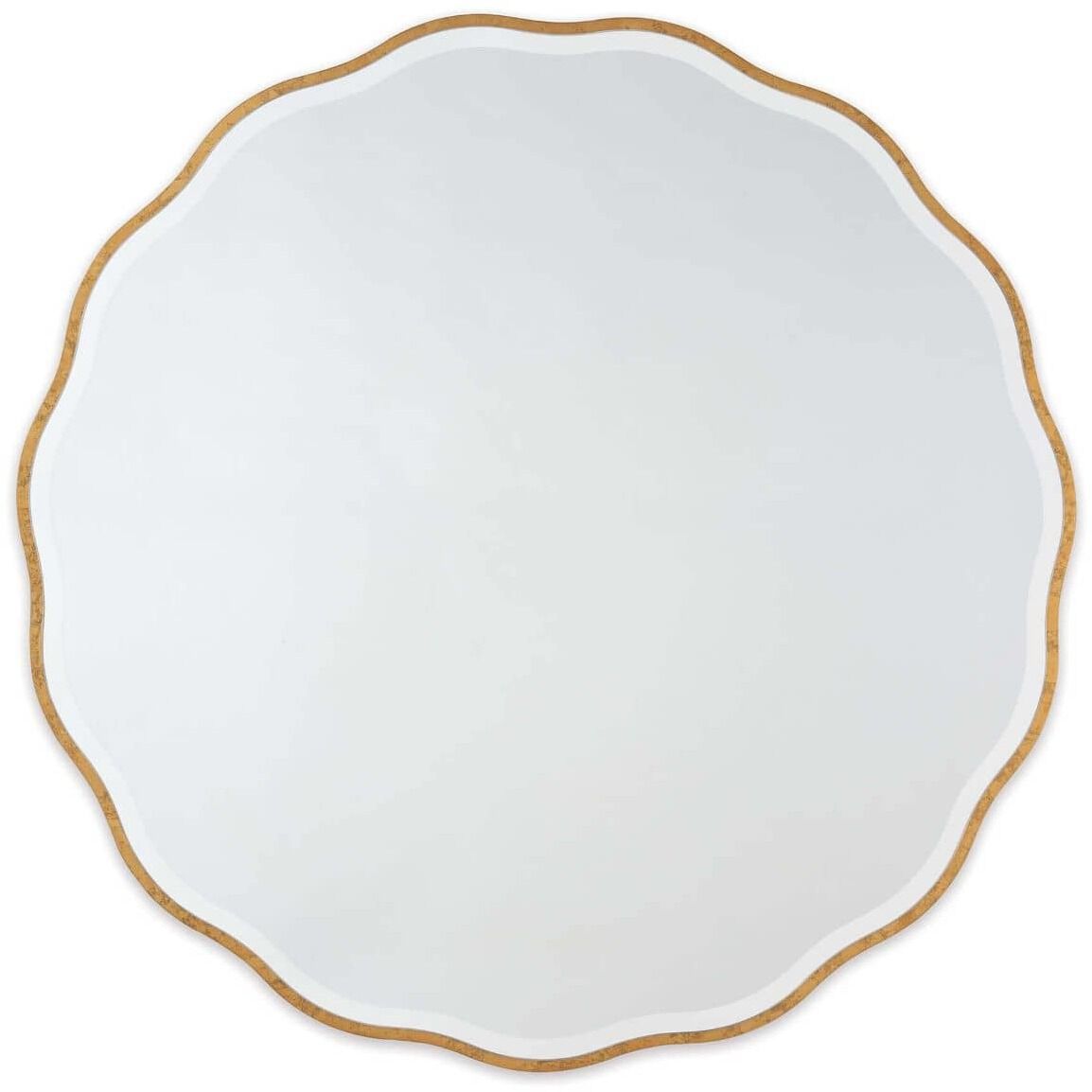 Candice 32 X 32 inch Gold Leaf Mirror, Small