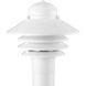 Newport 1 Light 10 inch White Outdoor Post Lantern