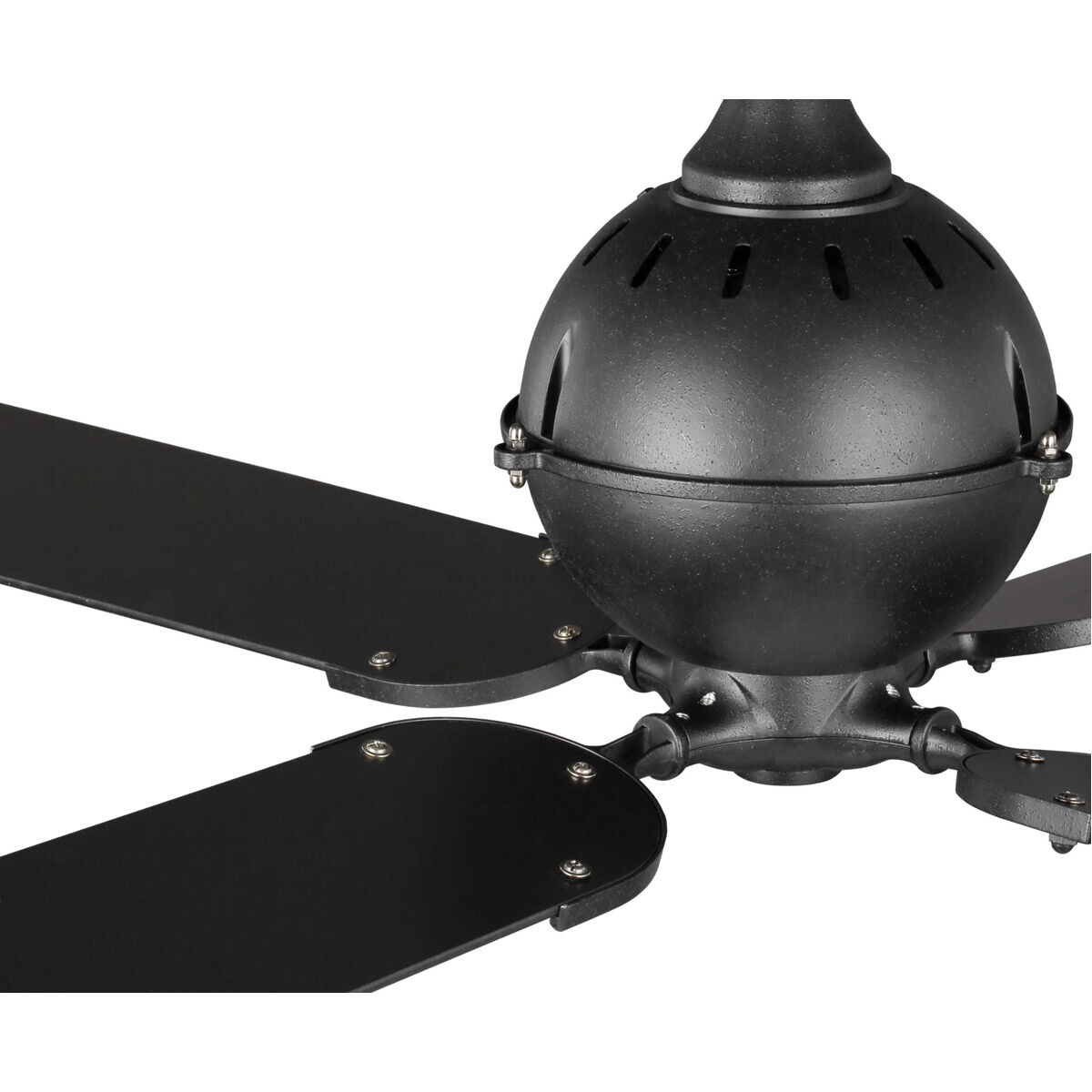 Royer 56 inch Forged Black with Distressed Ebony Blades Ceiling Fan
