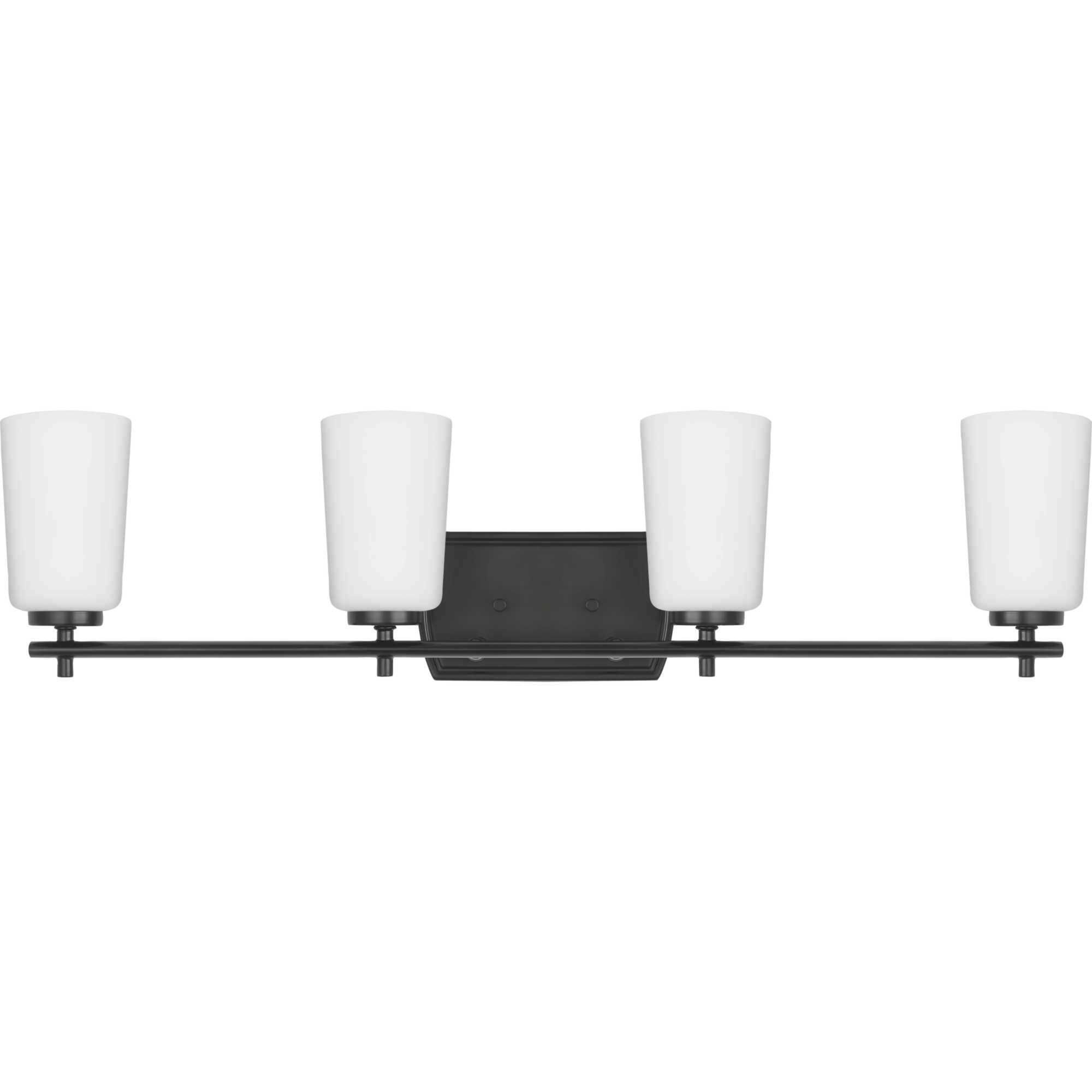 Adley 4 Light 32 inch Matte Black Bath Vanity Light Wall Light